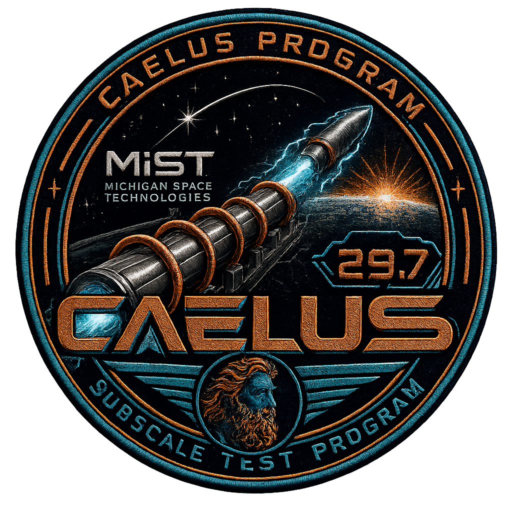 Limited First Batch Caelus Mission Patch